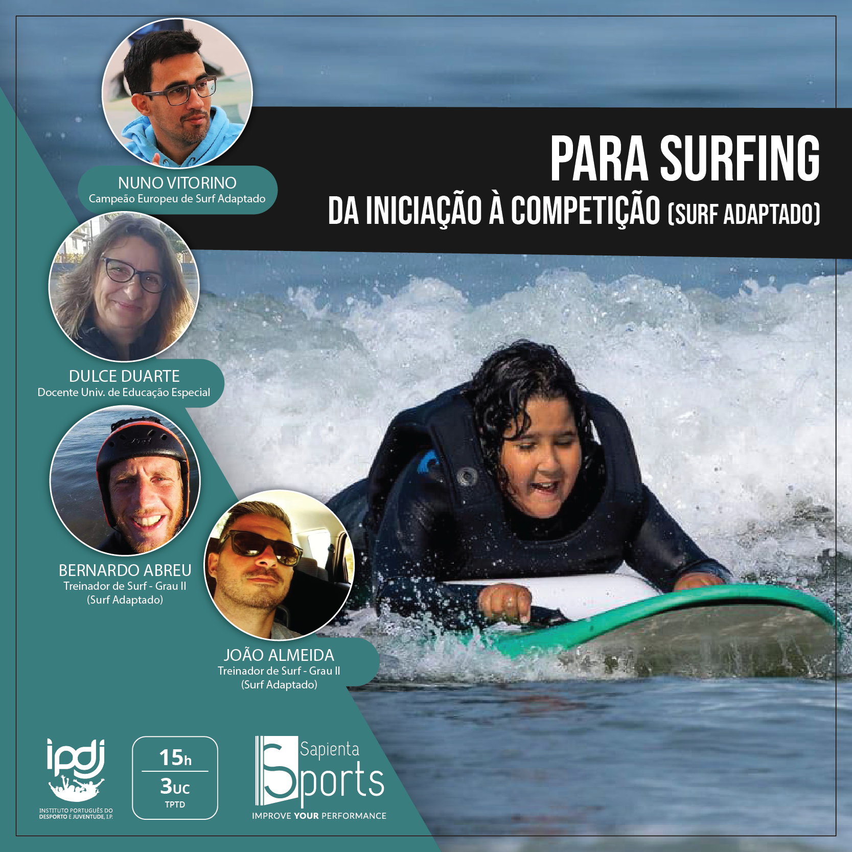 PARA SURFING – da iniciação à competição (surf adaptado)